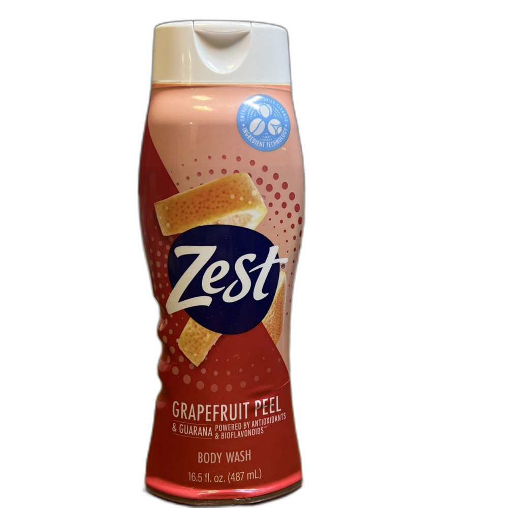 Zest Grapefruit Peel & Guarana Body Wash 18 oz NEW Discontinued